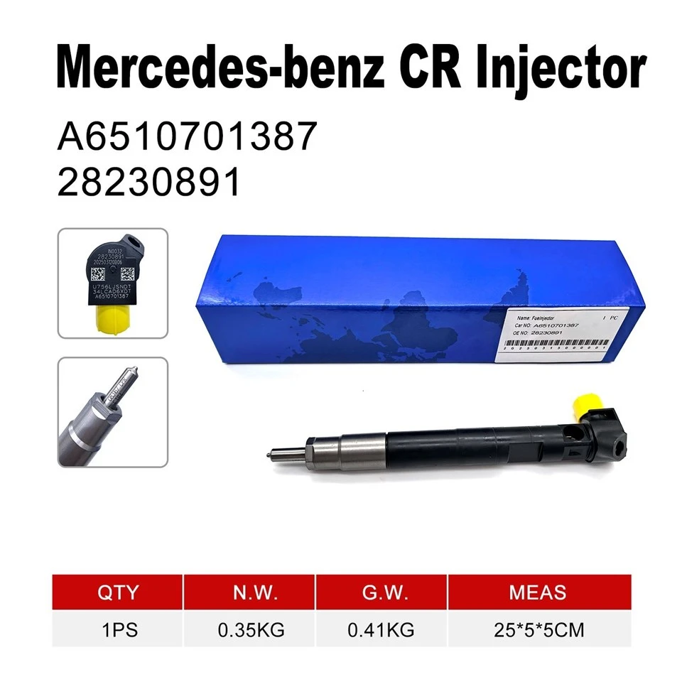 INJECTION DEL PHI Common Rail Injector 28230891 Fuel Injector Assembly A6510701387 For MERCEDES BENZ price